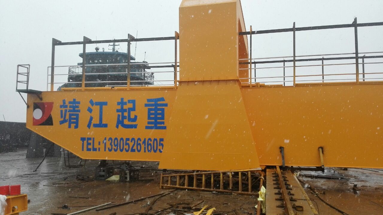 喜報：靖起100T船用門吊安裝完畢！