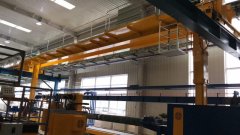 靖起生產(chǎn)的智能起重機，安全高效！